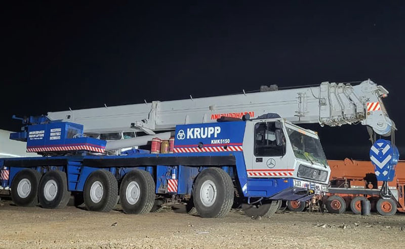 Krupp KMK 5150 Crane